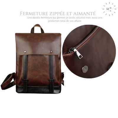 CHOCOLATE - Sac à dos en cuir